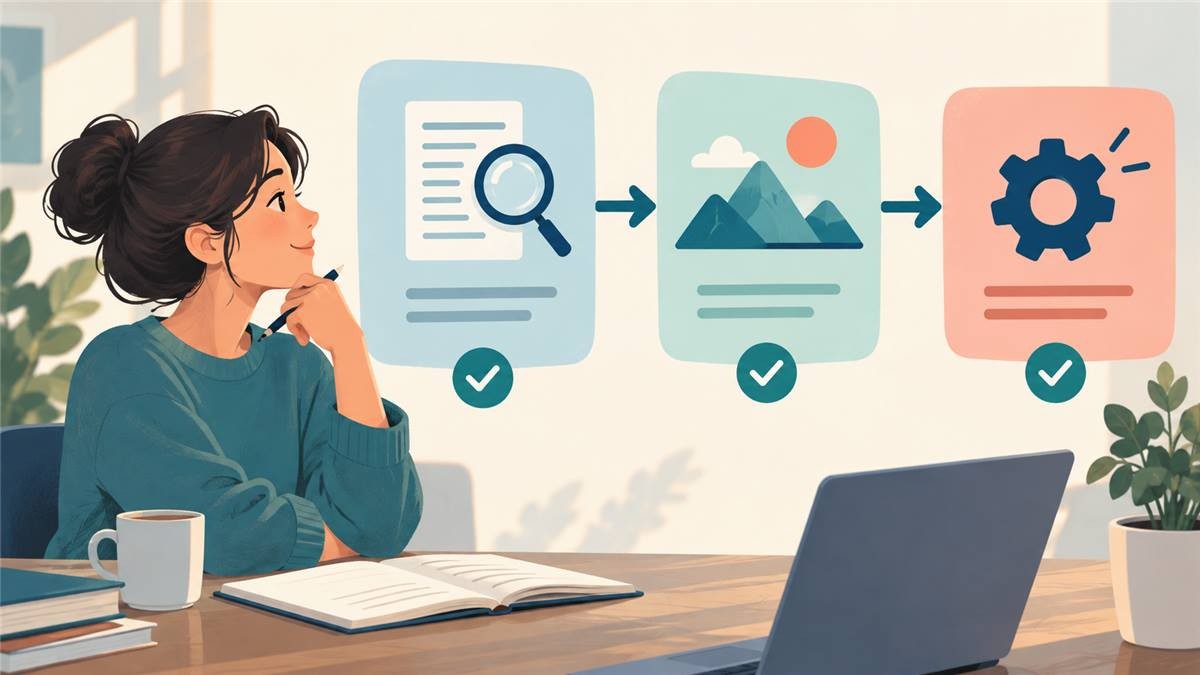 将复杂消息拆解为事实条件与行动的示意图